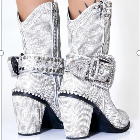 Dolls Kill Shoes Sheriff Diamond Boots Limited Edition Dolls Kill